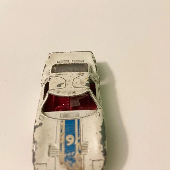 Vintage Boat Toy Hong Kong and Matchbox Series No 41 Ford GT Toy Car As Is - Picture 11 of 12